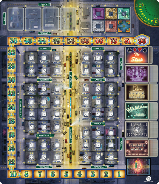 Lords of Vegas Stitched Playmat
