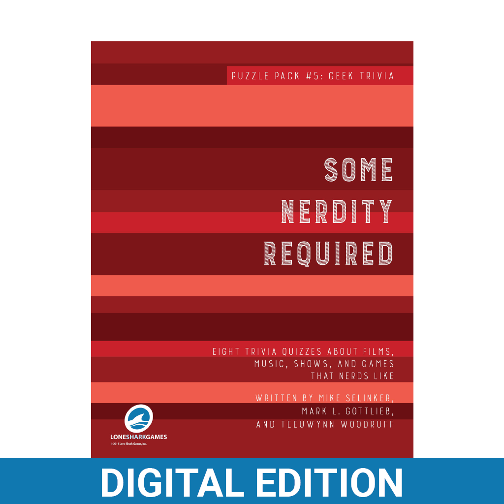 Puzzlepack #5: Geek Trivia (Digital Edition)