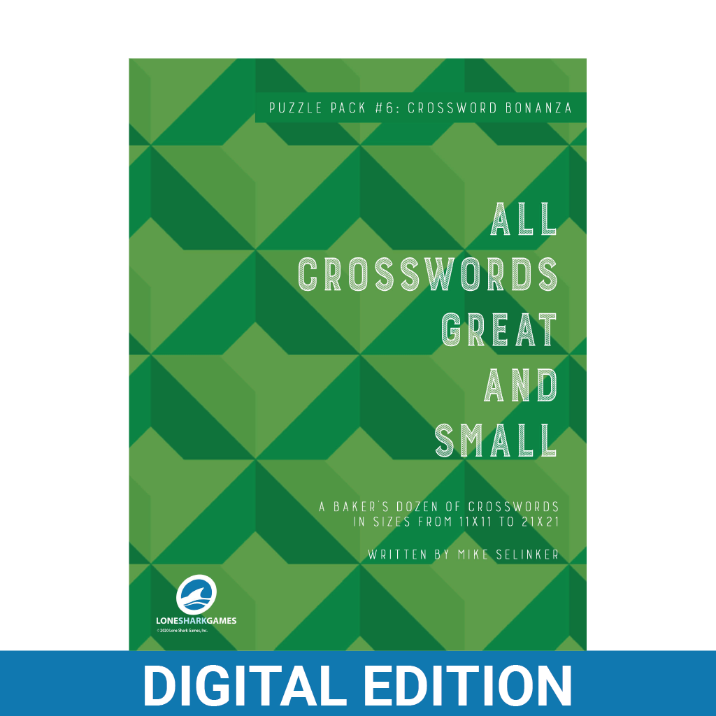 Puzzlepack #6: Crossword Bonanza (Digital Edition)