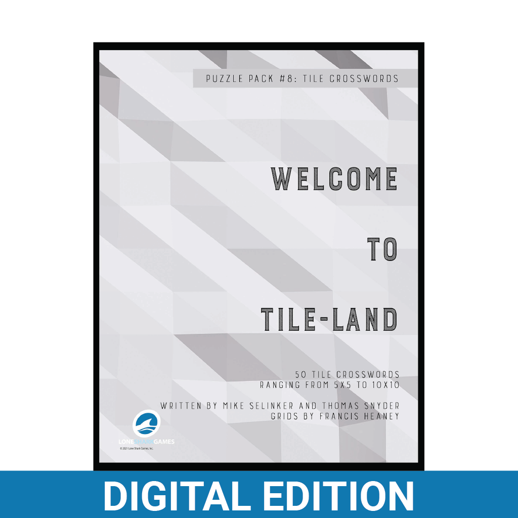 Puzzlepack #8: Tile Crosswords (Digital Editions)