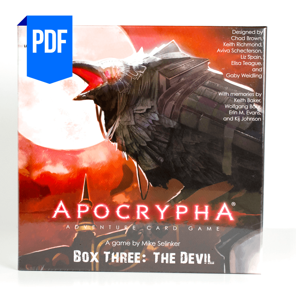 Apocrypha Adventure Card Game: Puzzle Solvers Pack (PDF)