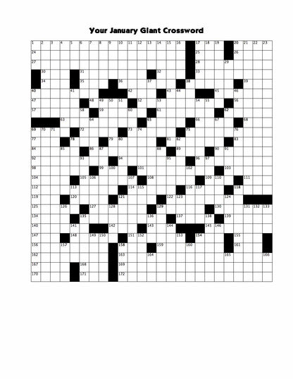 Puzzlepack #4: Giant Crosswords (Digital Edition)