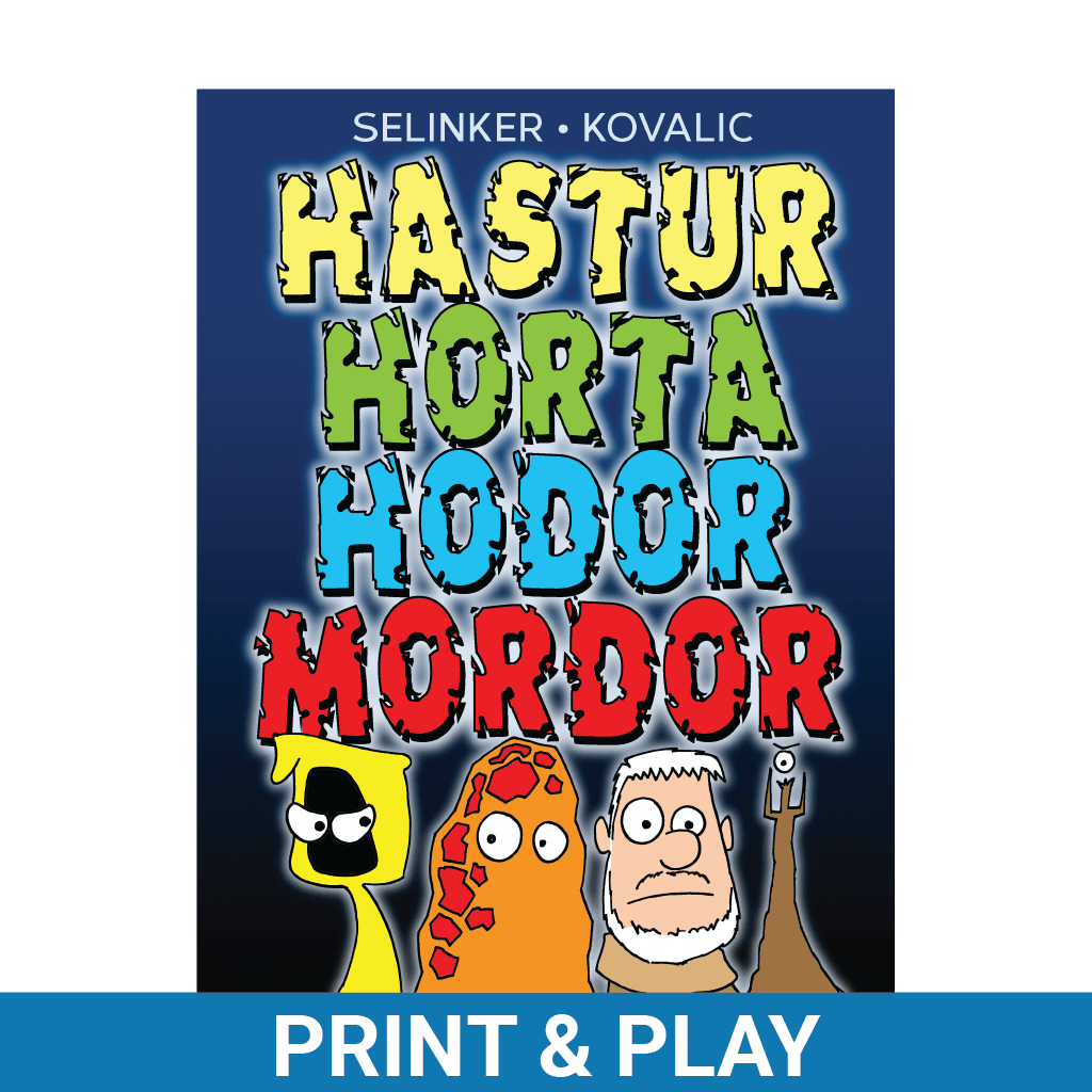 Hastur Horta Hodor Mordor (Print & Play)