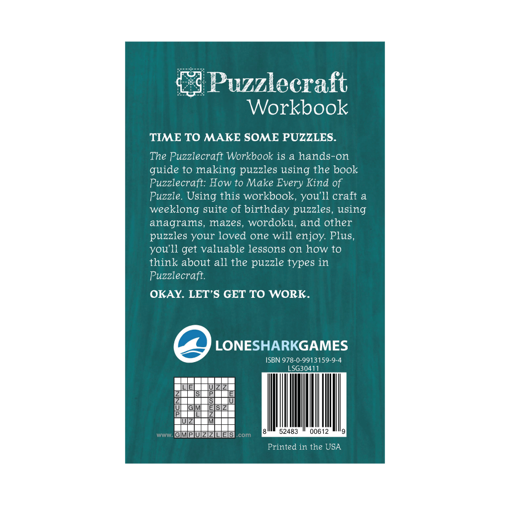 Puzzlecraft Workbook (Digital Edition)