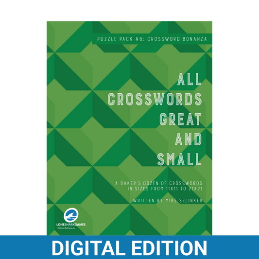 Puzzlepack #6: Crossword Bonanza (Digital Edition)